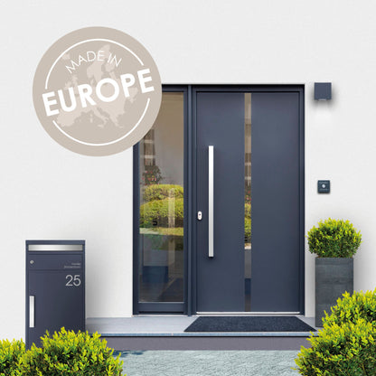 Paketbriefkasten PBox 65f NF81a anthrazit personalisiert