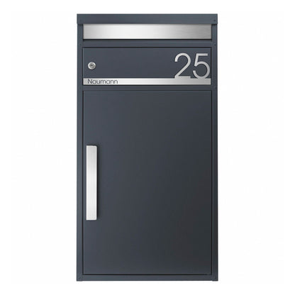 Paketbriefkasten PBox 65f Stick516 anthrazit personalisiert
