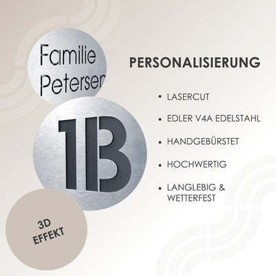 Paketbriefkasten PBox 65f Stick330 anthrazit personalisiert
