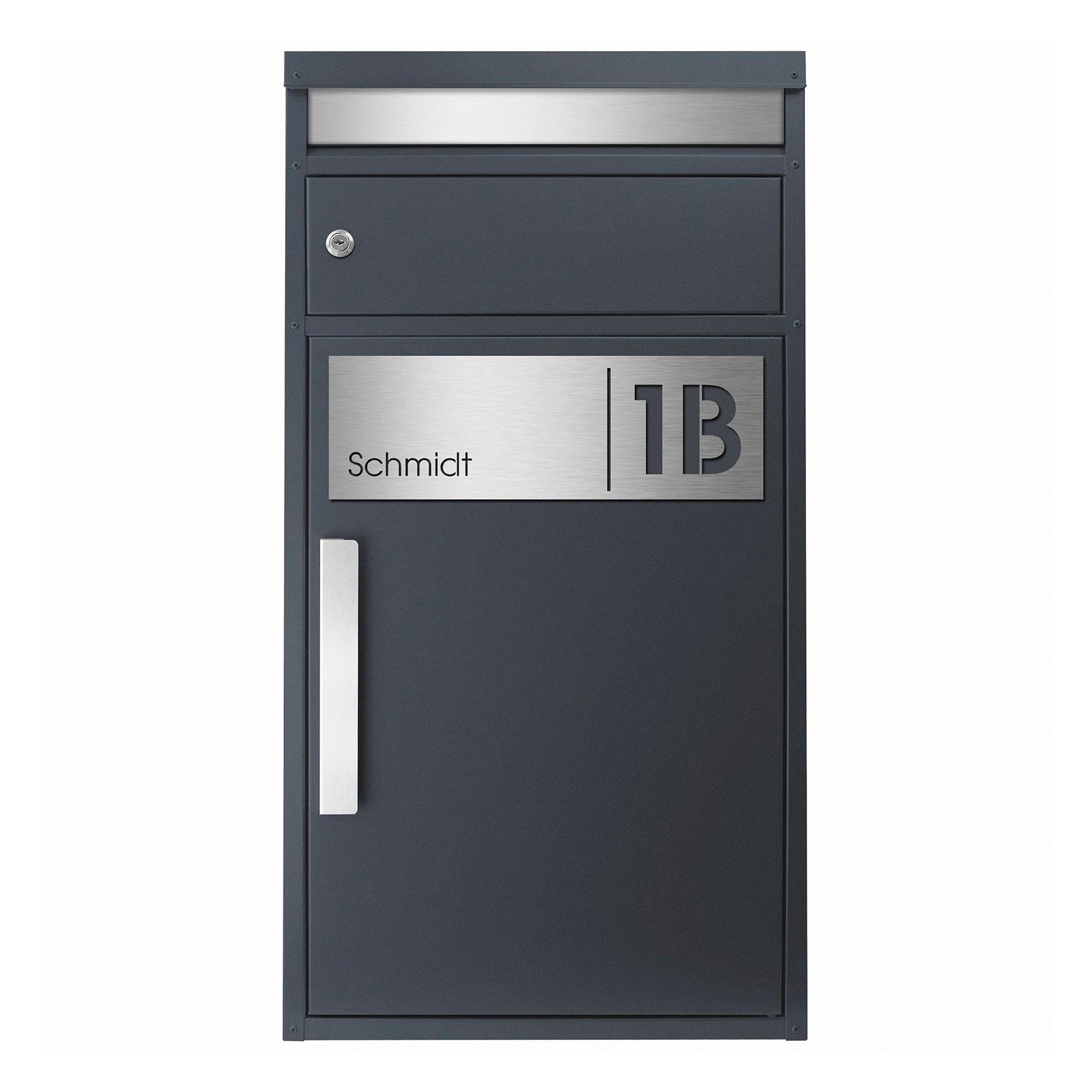 MOCAVI Paketbox mit Name und Hausnummer