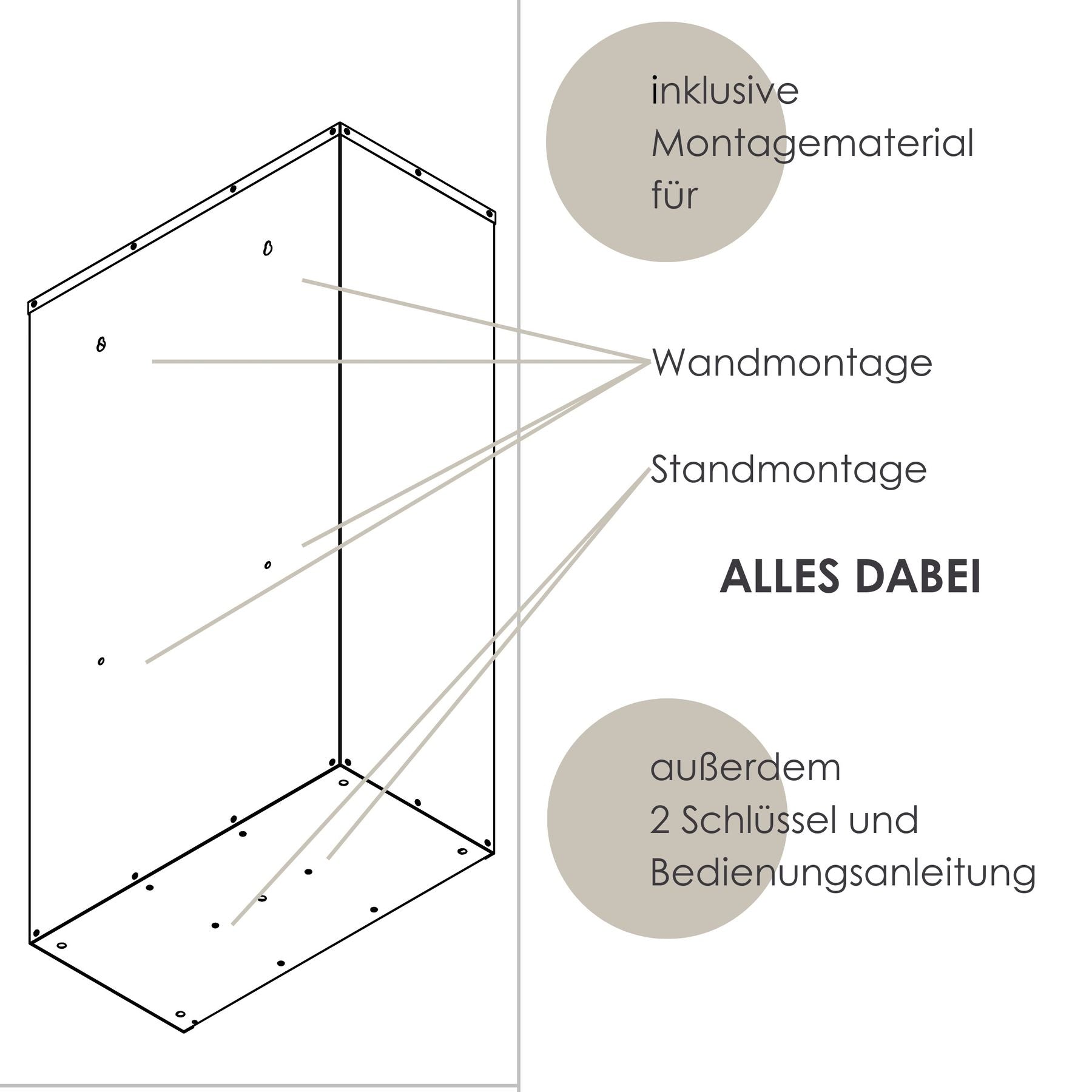 B-Ware MOCAVI Paketkasten PBox 56 anthrazit Sicherheitseinwurf