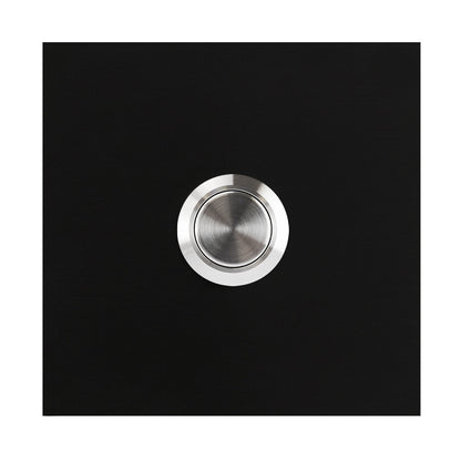 Qualitäts-Türklingel schwarz - hochwertig und wetterfest