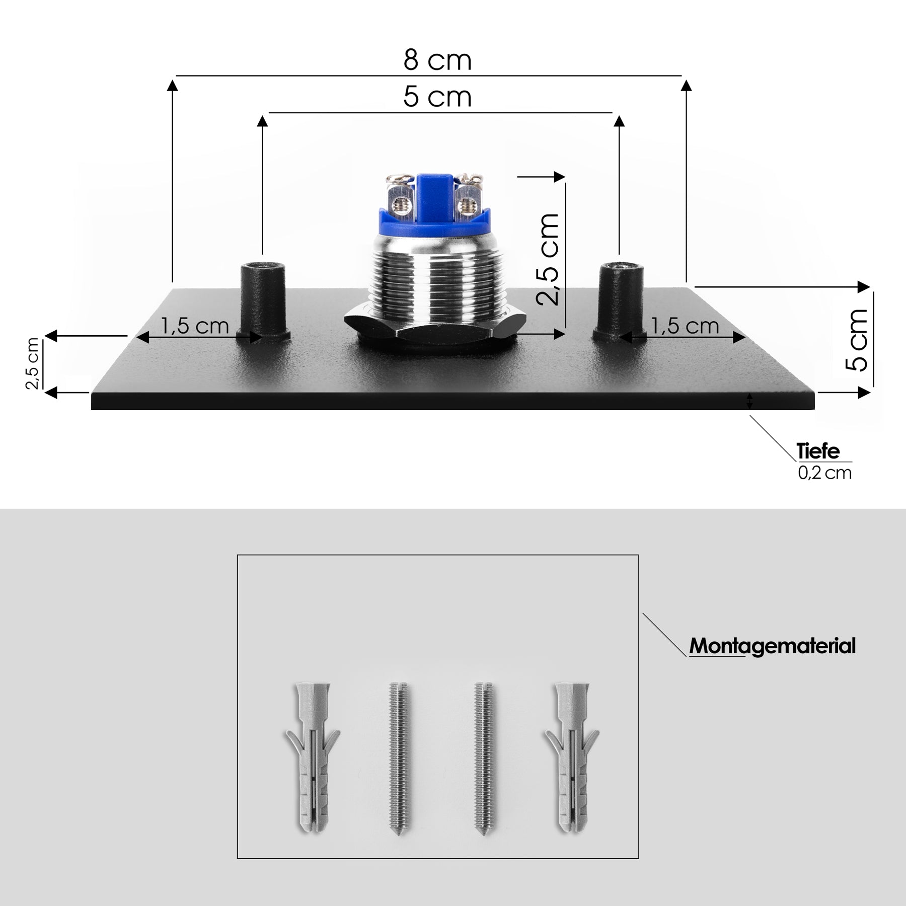 Türklingel MO-Ring 130 Edelstahl