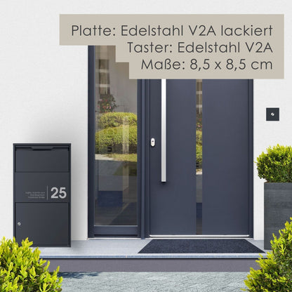 Türklingel MO-Ring 186 Nf20 anthrazit personalisiert