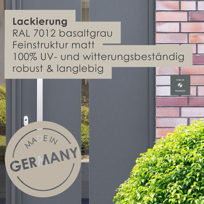 Türklingel MO-Ring 186 Nf20 grau personalisiert