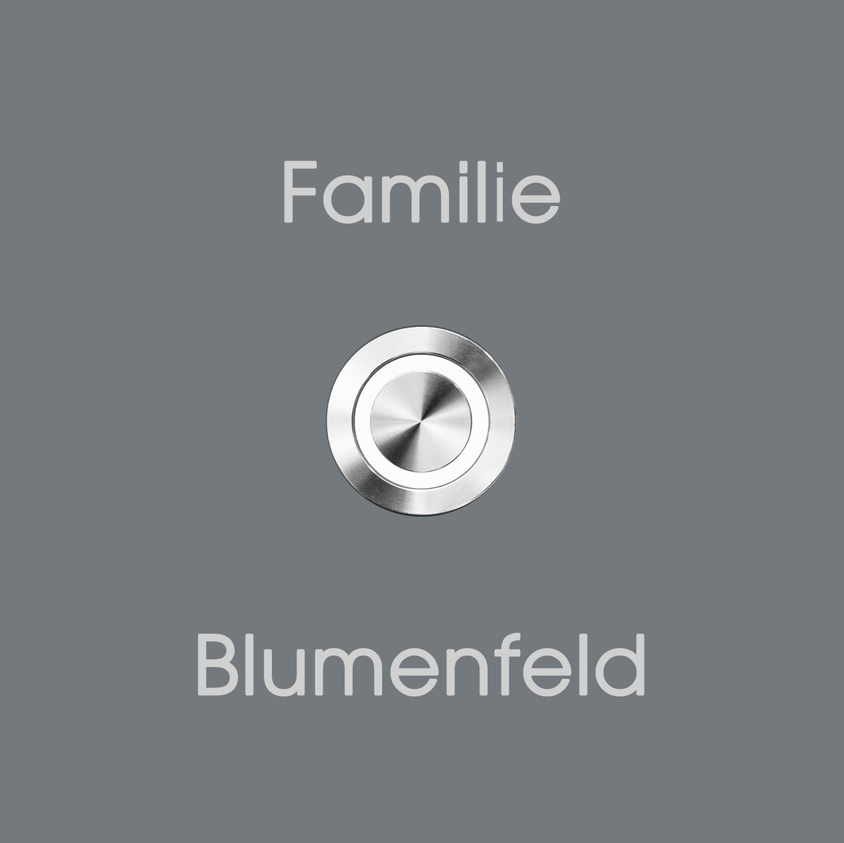 Türklingel MO-Ring 187 Nf20 graualuminium LED personalisiert