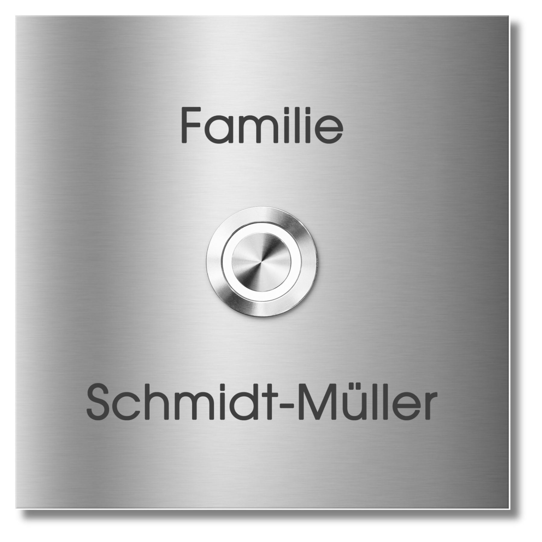 Türklingel MO-Ring 187 Nf20 Edelstahl LED personalisiert