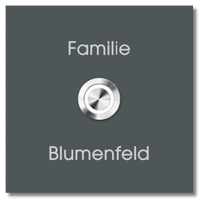 Türklingel MO-Ring 187 Nf20 grau LED personalisiert