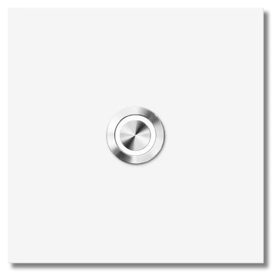 Türklingel MO-Ring 187 weiß LED 8,5 cm