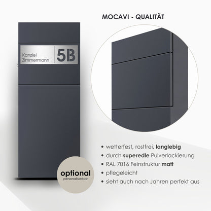 B-Ware MOCAVI SBox 315 Standbriefkasten groß anthrazit