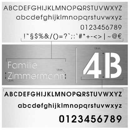 Standbriefkasten anthrazit SBox 315 Stick 330 matt personalisiert