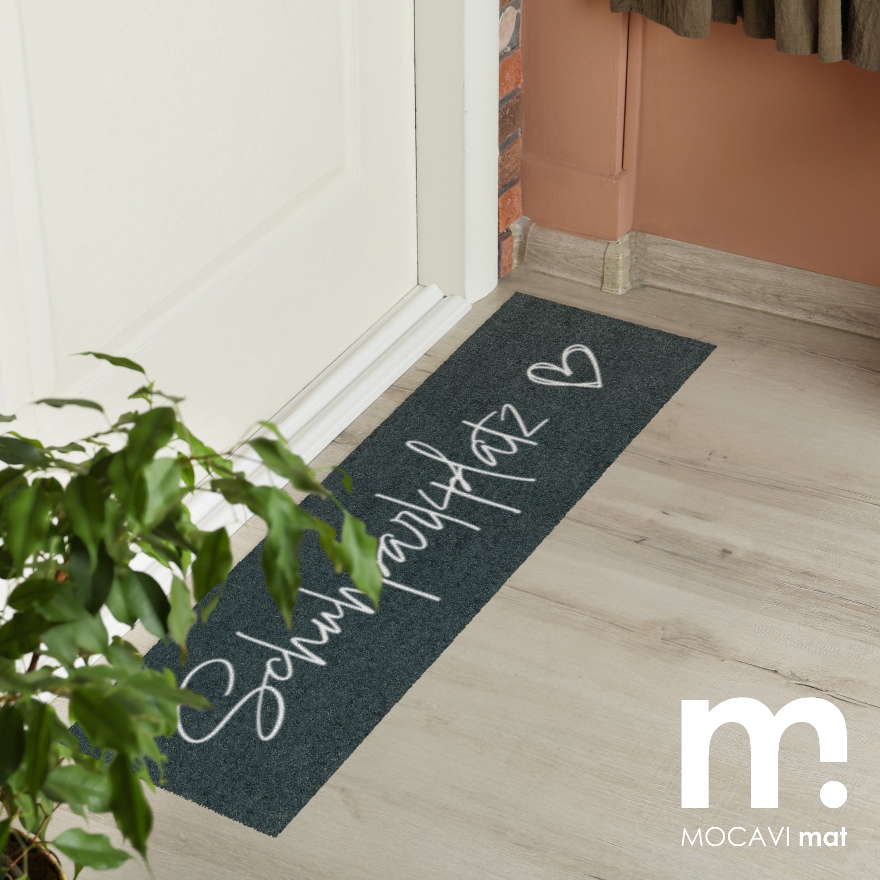 Läufer klein 30x100 Mat Schuhparkplatz anthrazit