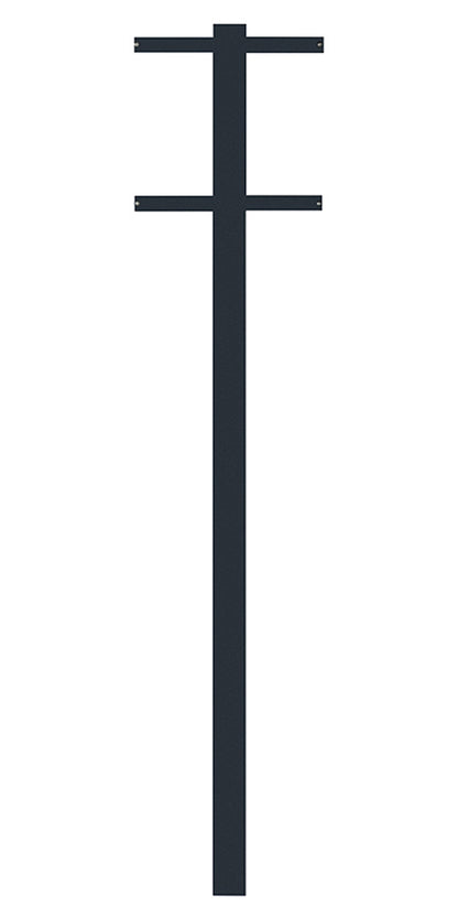 B-Ware MOCAVI Stand 310 Briefkasten-Ständer anthrazit-grau (RAL 7016) Standfuß zum Einbetonieren matt