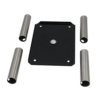 Stand 600b Paketbriefkasten-Ständer zum Einbetonieren mit Edelstahlfüßen