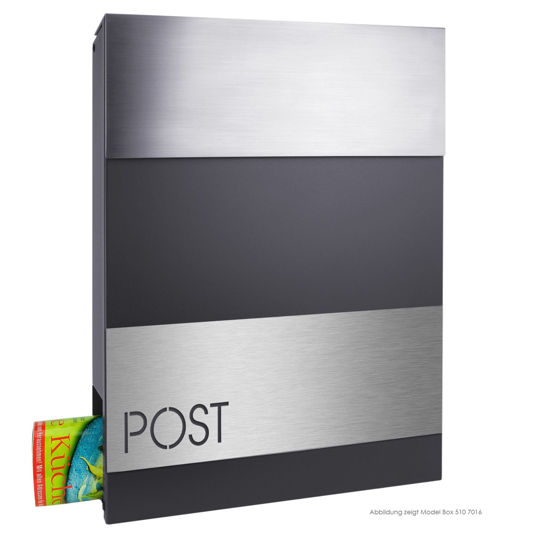 Edelstahlschild Stick250