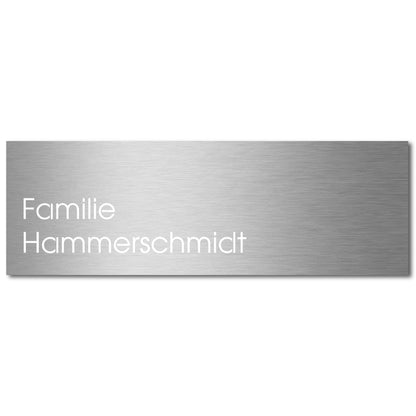 Edelstahlschild Stick220