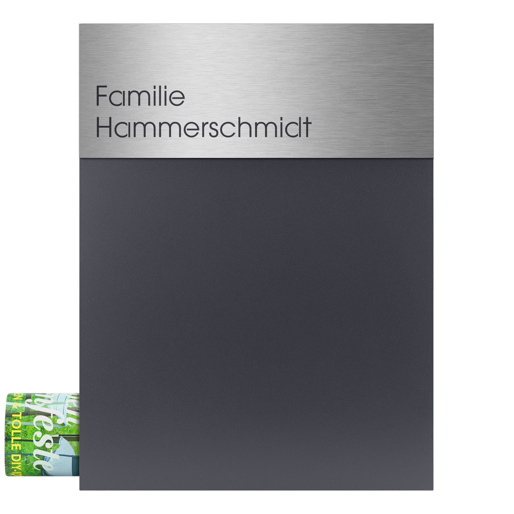 Edelstahlschild Stick220