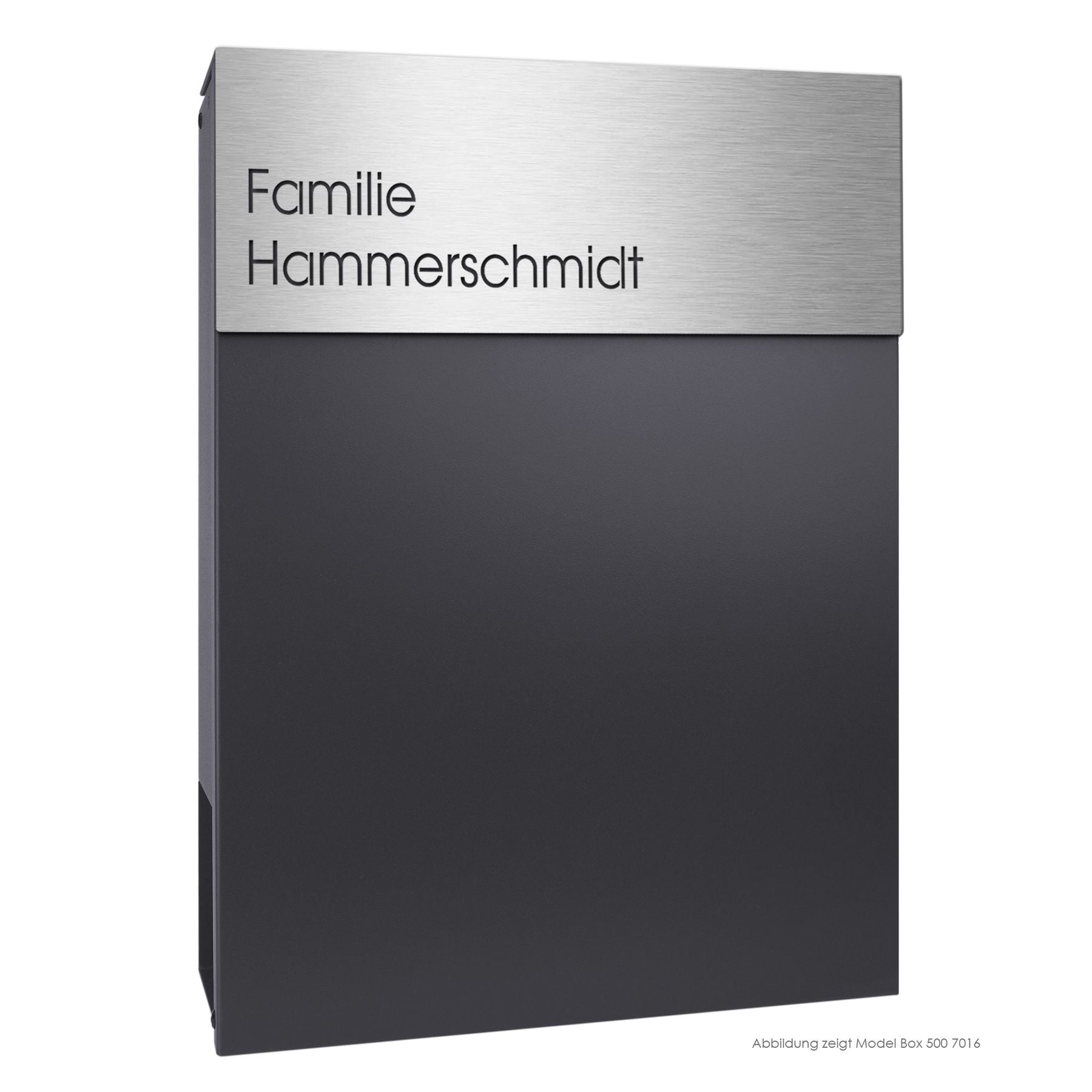 Edelstahlschild Stick220