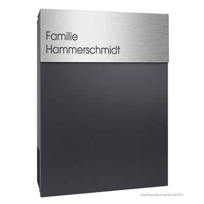 Edelstahlschild Stick220