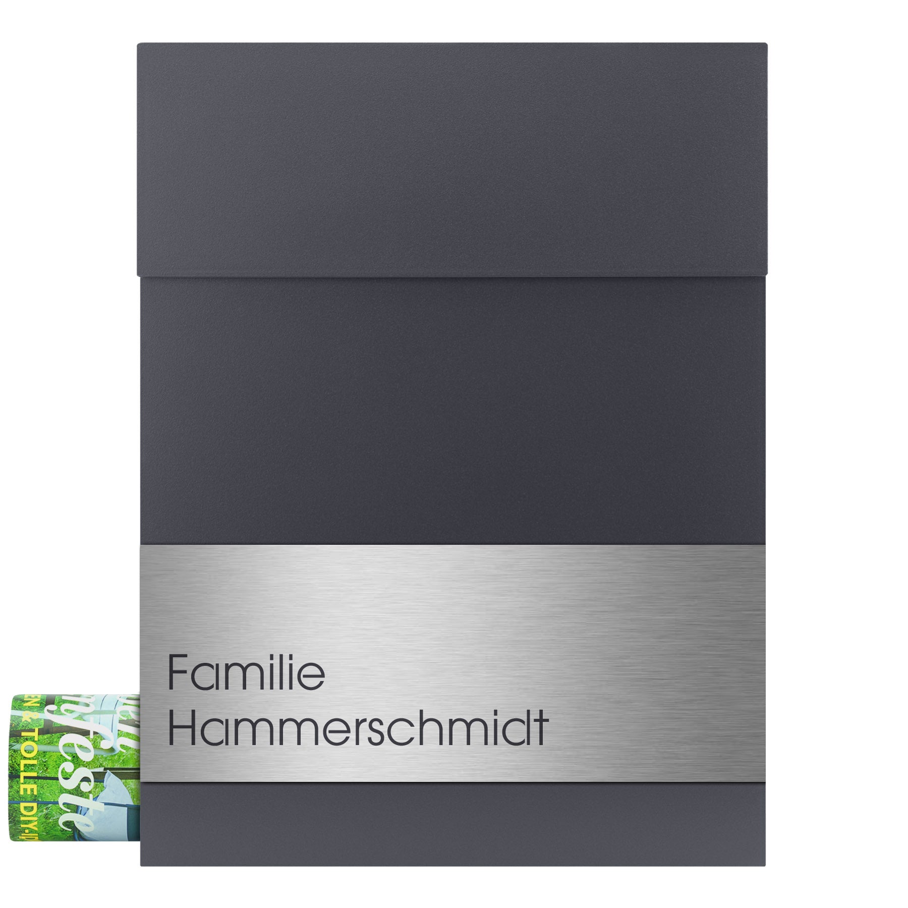 Edelstahlschild Stick220