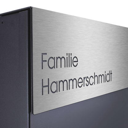 Edelstahlschild Stick220