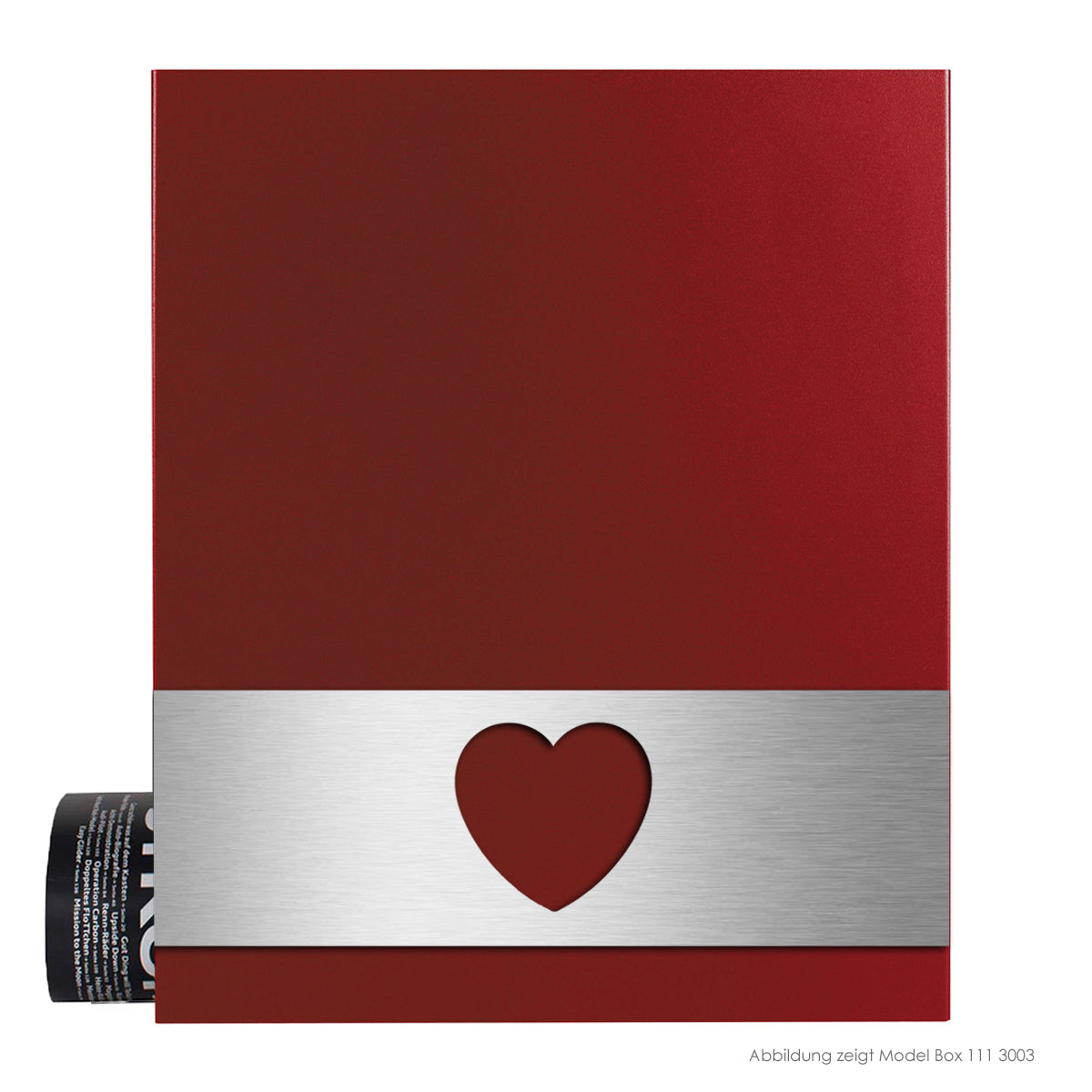 Edelstahlschild Stick340