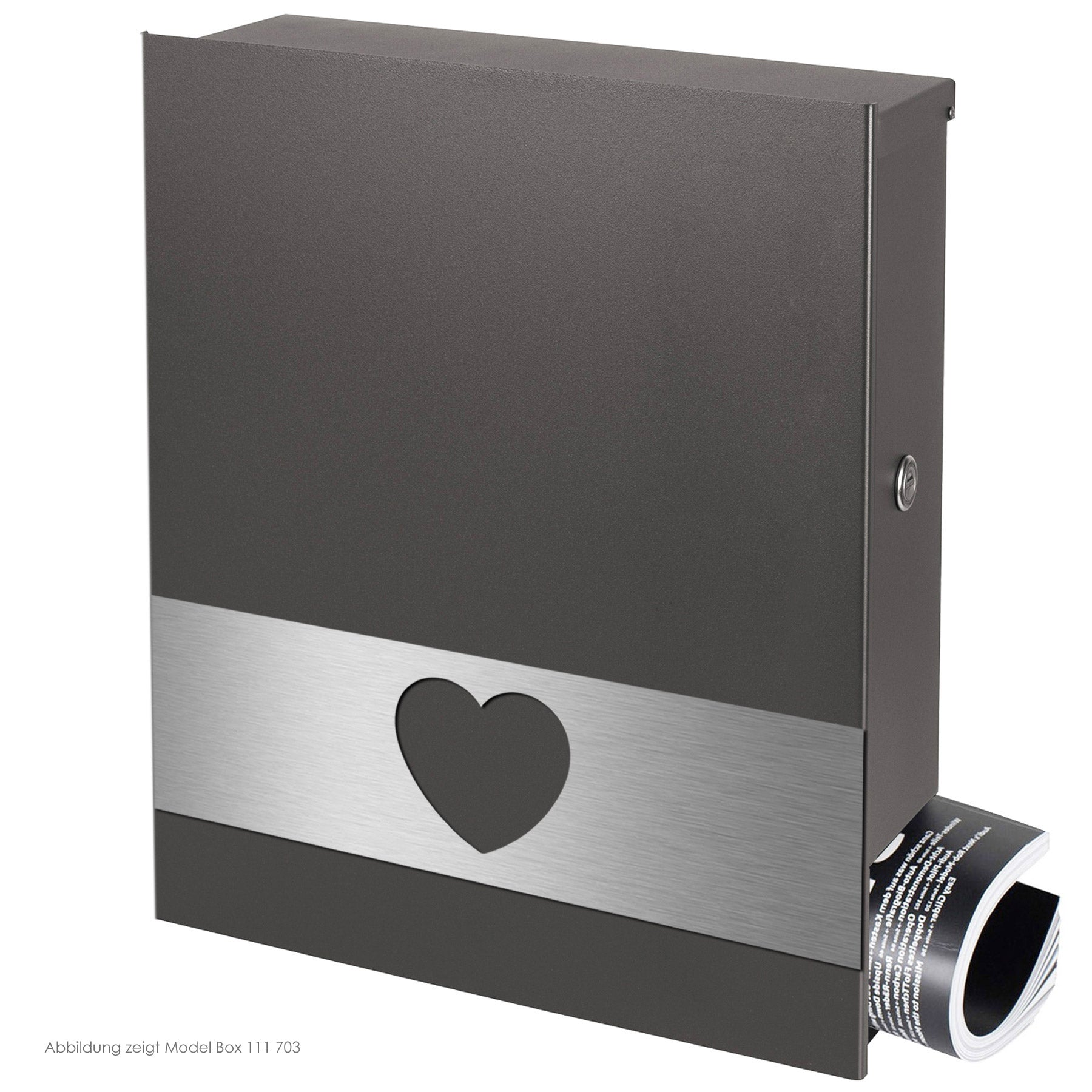 Edelstahlschild Stick340