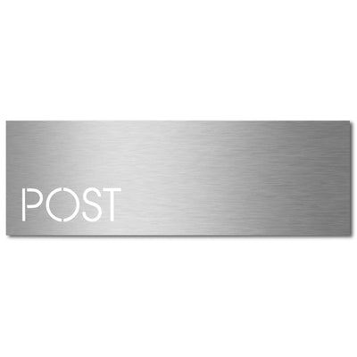 Edelstahlschild Stick350