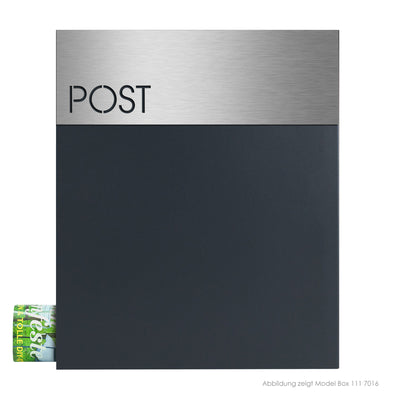 Edelstahlschild Stick350