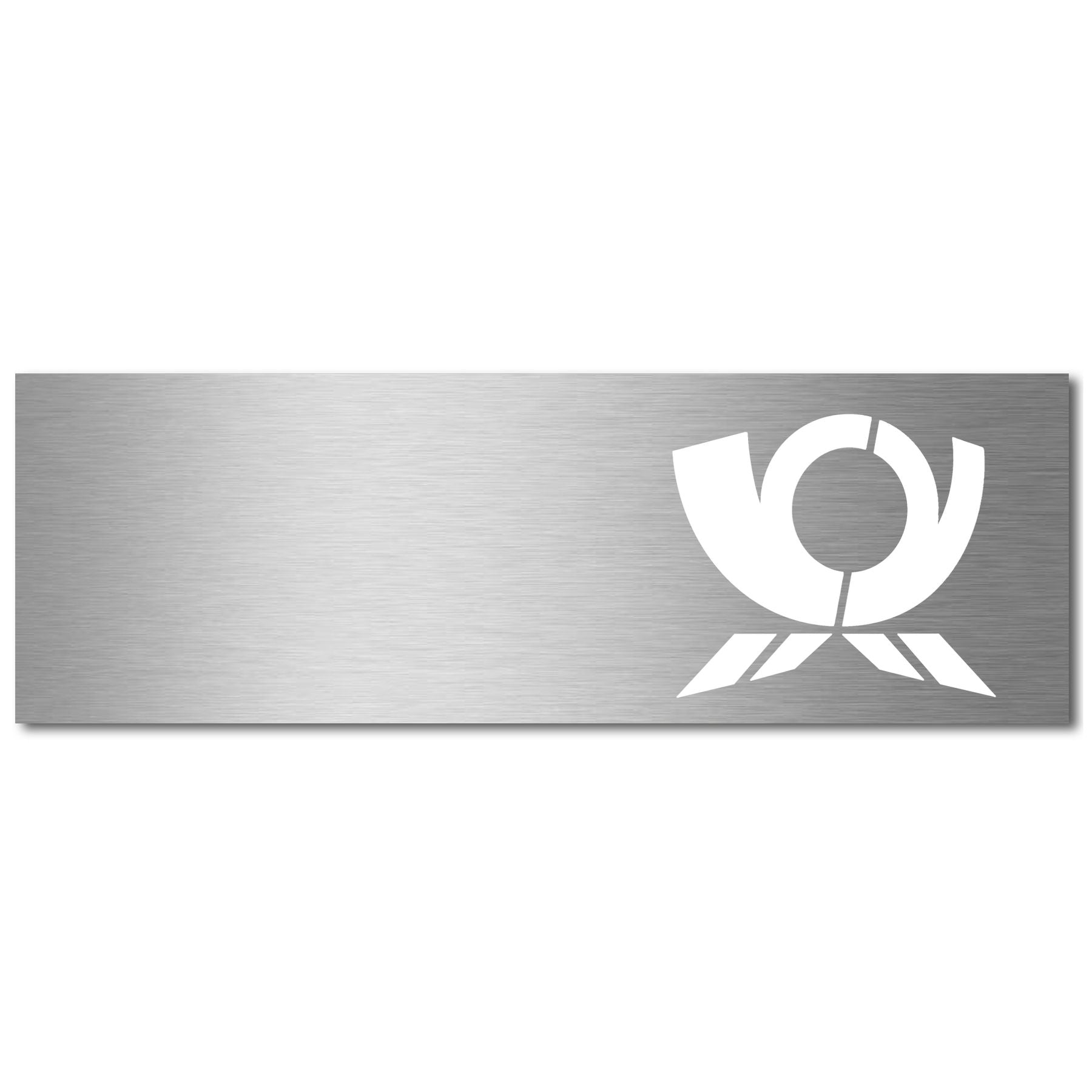 Edelstahlschild Stick360