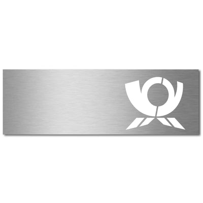 Edelstahlschild Stick360