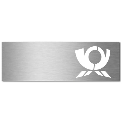 Edelstahlschild Stick360