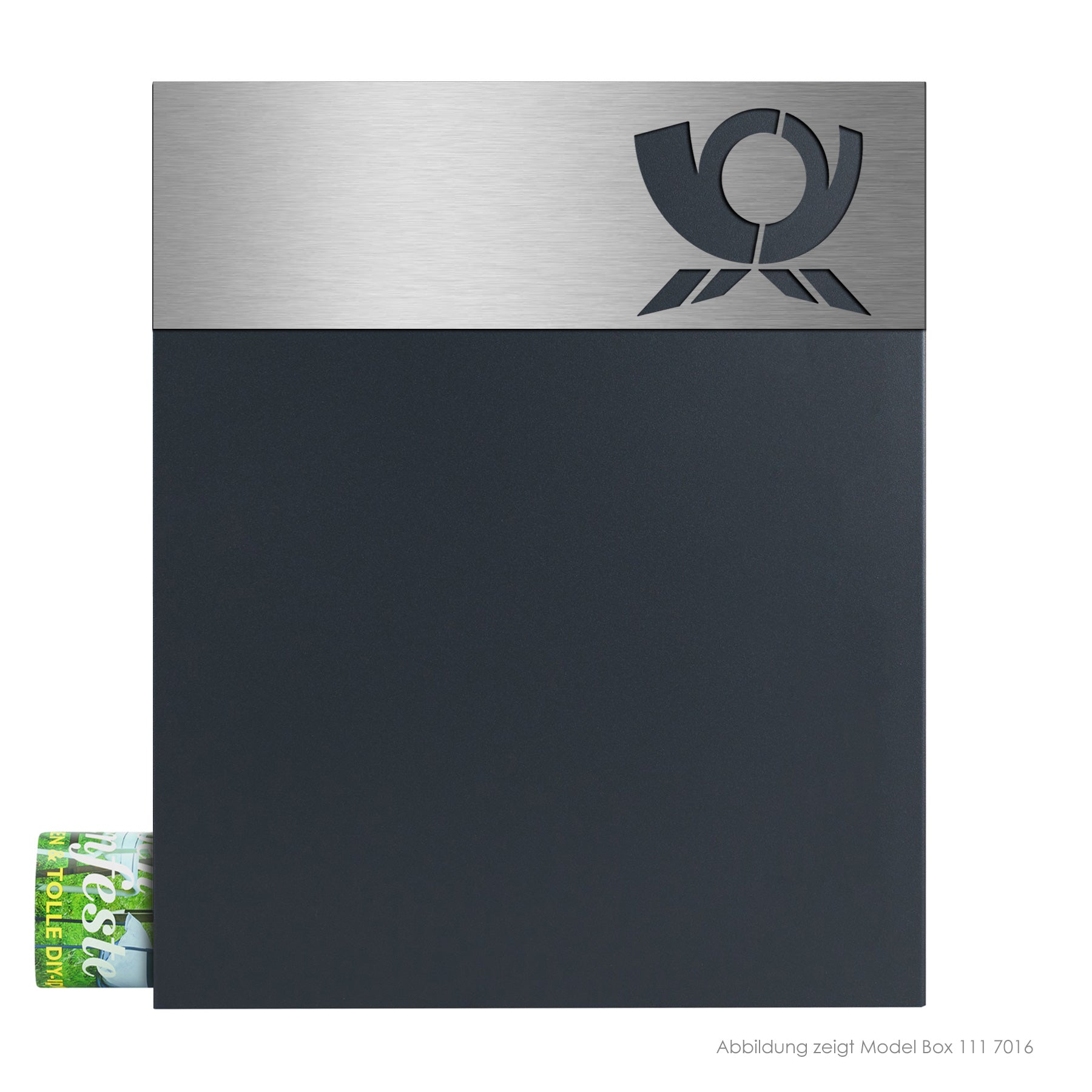 Edelstahlschild Stick360