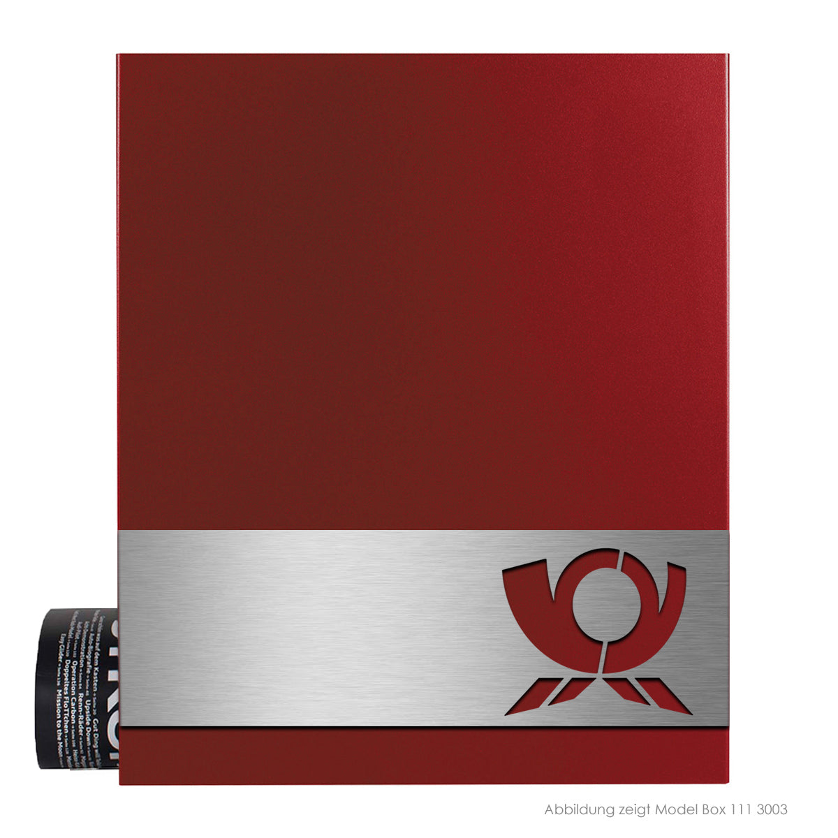 Edelstahlschild Stick360