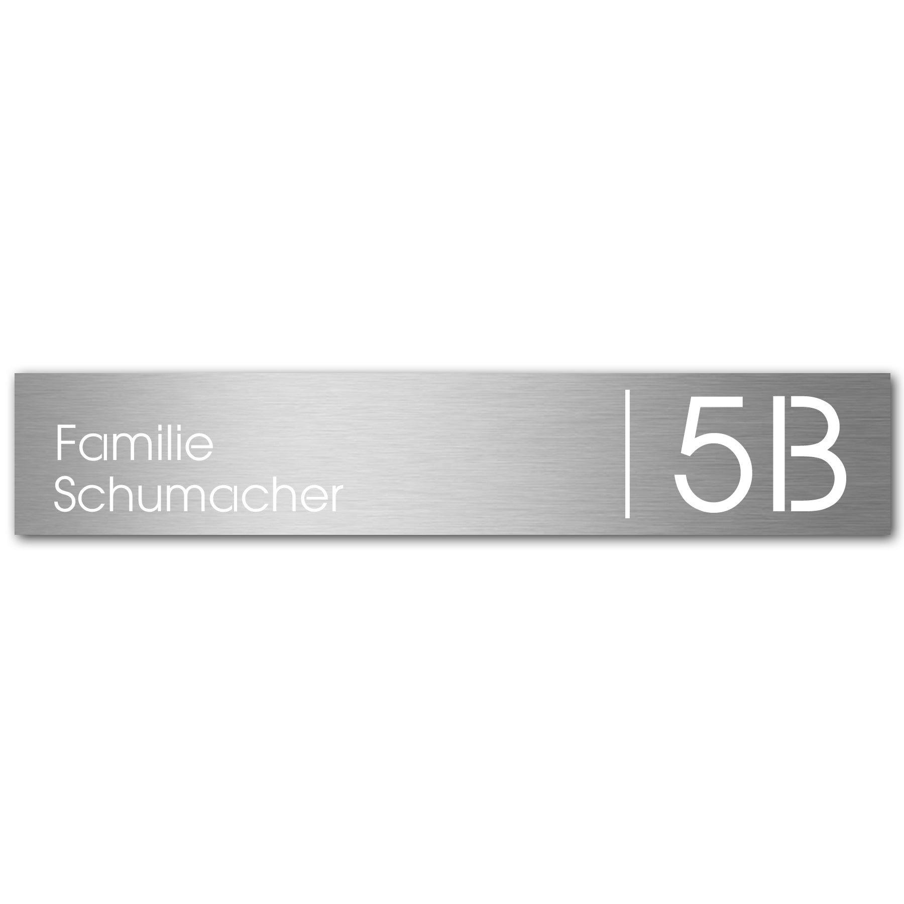 Edelstahlschild Stick271
