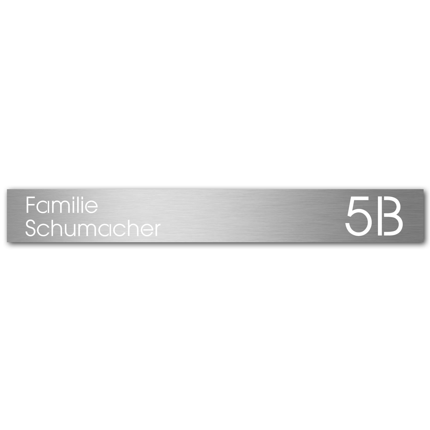 Edelstahlschild Stick281
