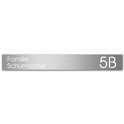 Edelstahlschild Stick281