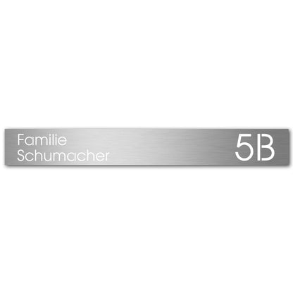 Edelstahlschild Stick281
