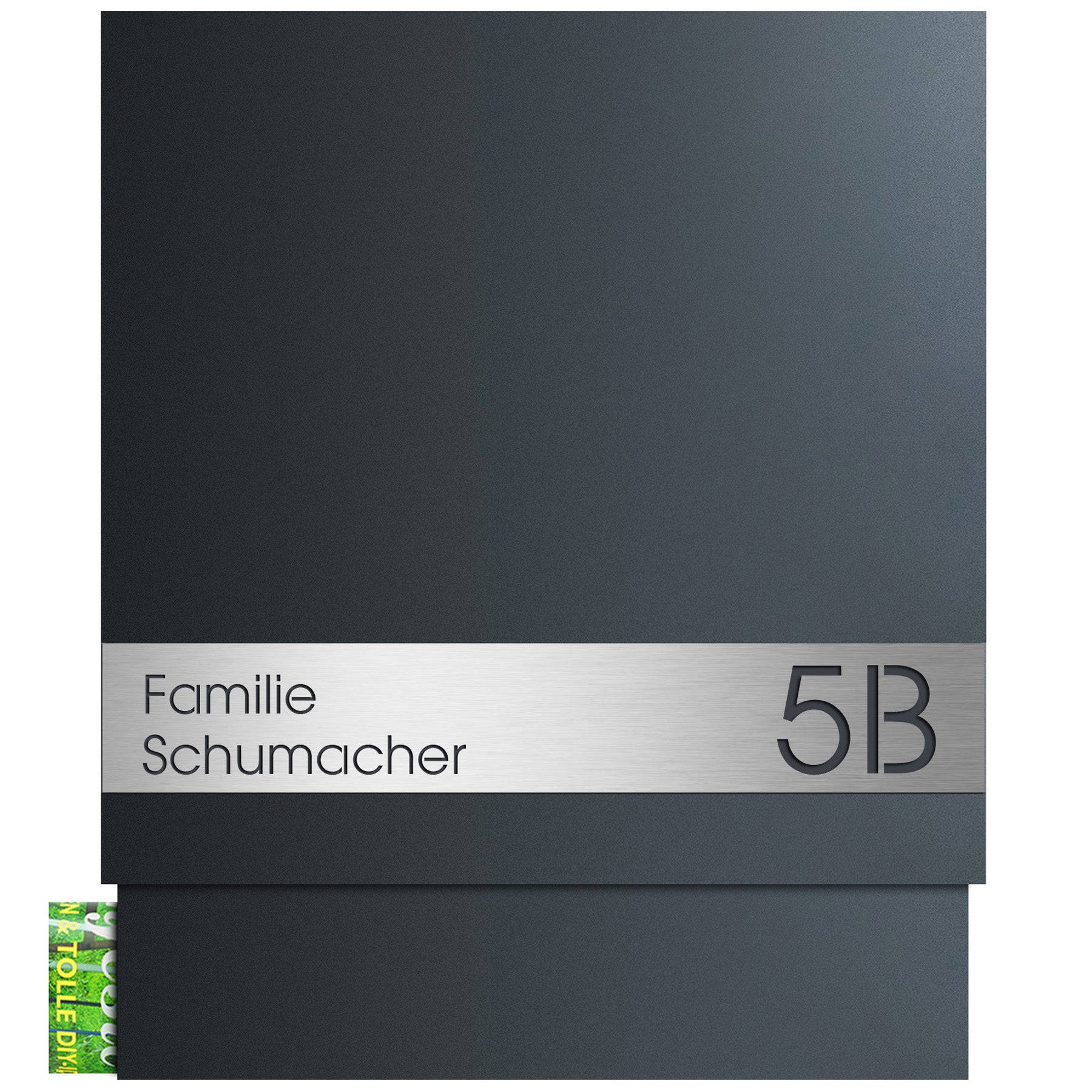 Edelstahlschild Stick282