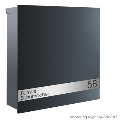 Edelstahlschild Stick281
