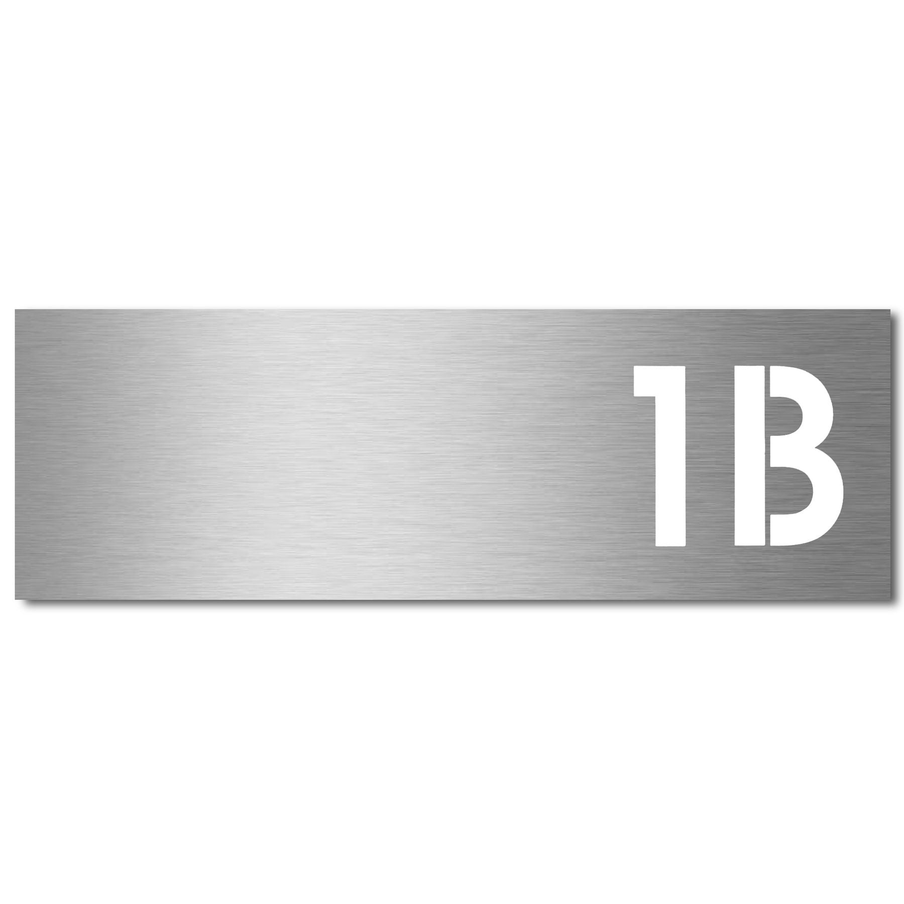 Edelstahlschild Stick310