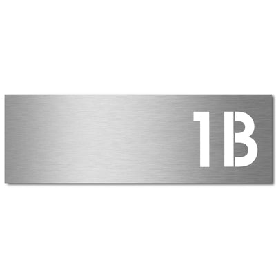 Edelstahlschild Stick310