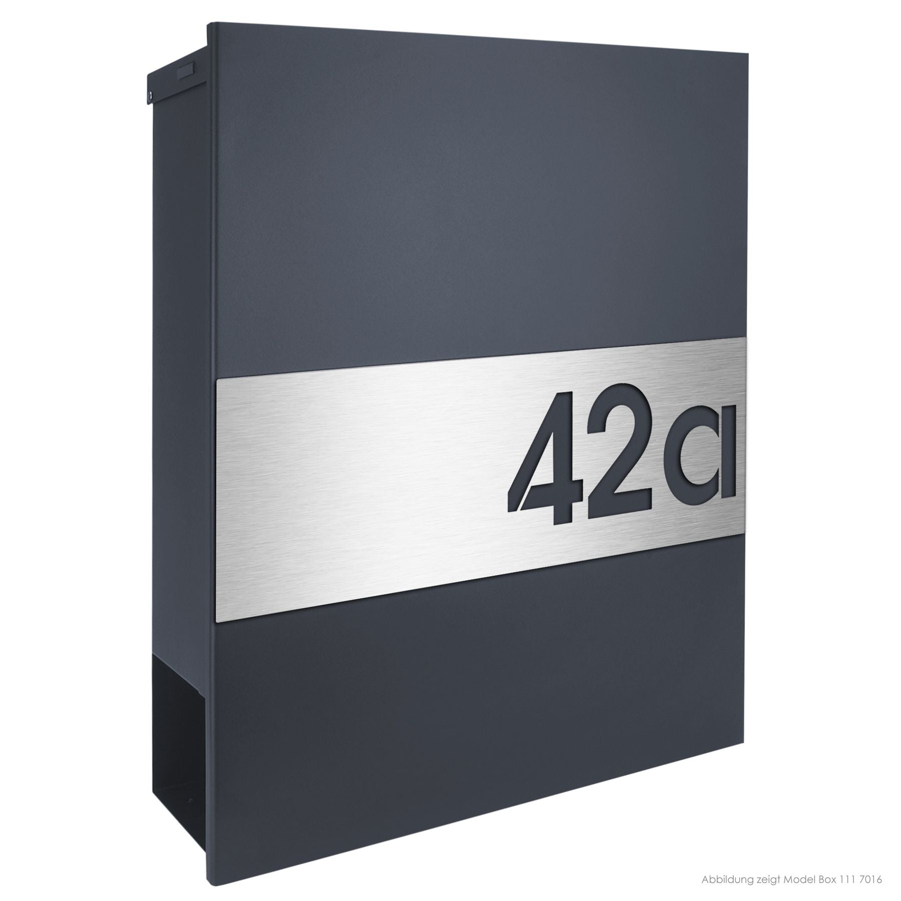 Edelstahlschild Stick310