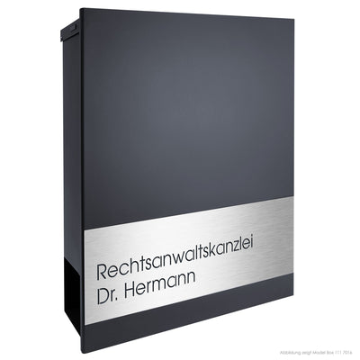 Edelstahlschild Stick320