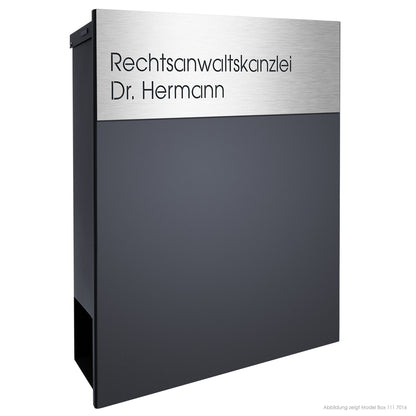 Edelstahlschild Stick320