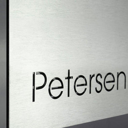 Edelstahlschild Stick332