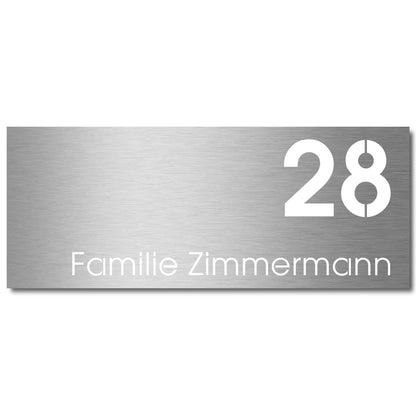 Edelstahlschild Stick332