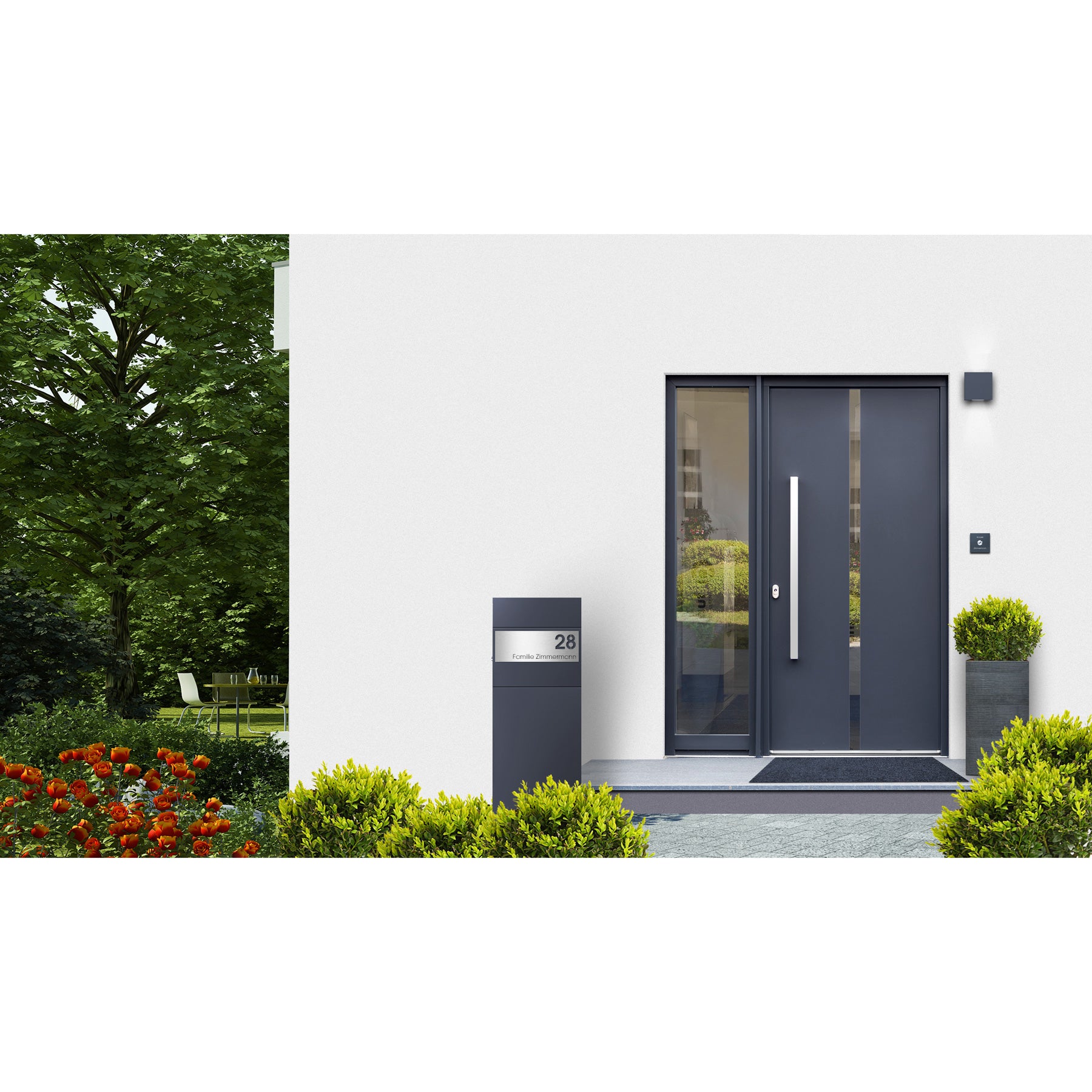 Edelstahlschild Stick332