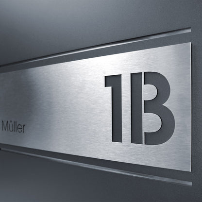 Edelstahlschild Stick335