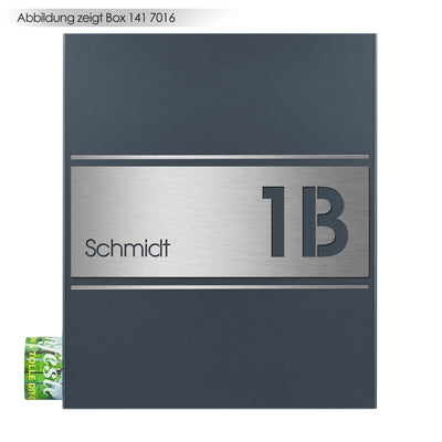 Edelstahlschild Stick335